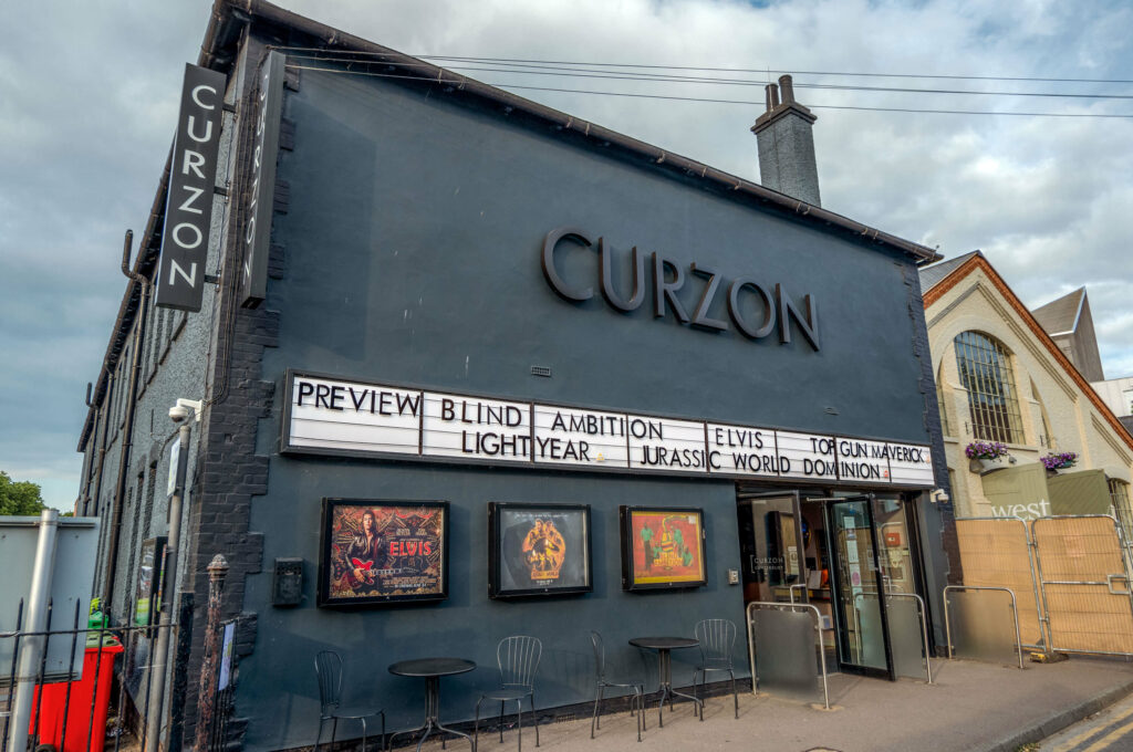 Exterior of the Curzon cinema in Canterbury, Kent