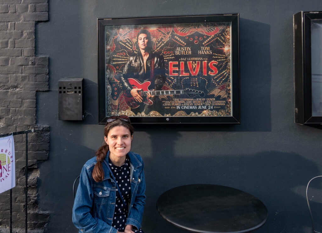 Kat Masterson watching Elvis at Curzon Canterbury, Kent