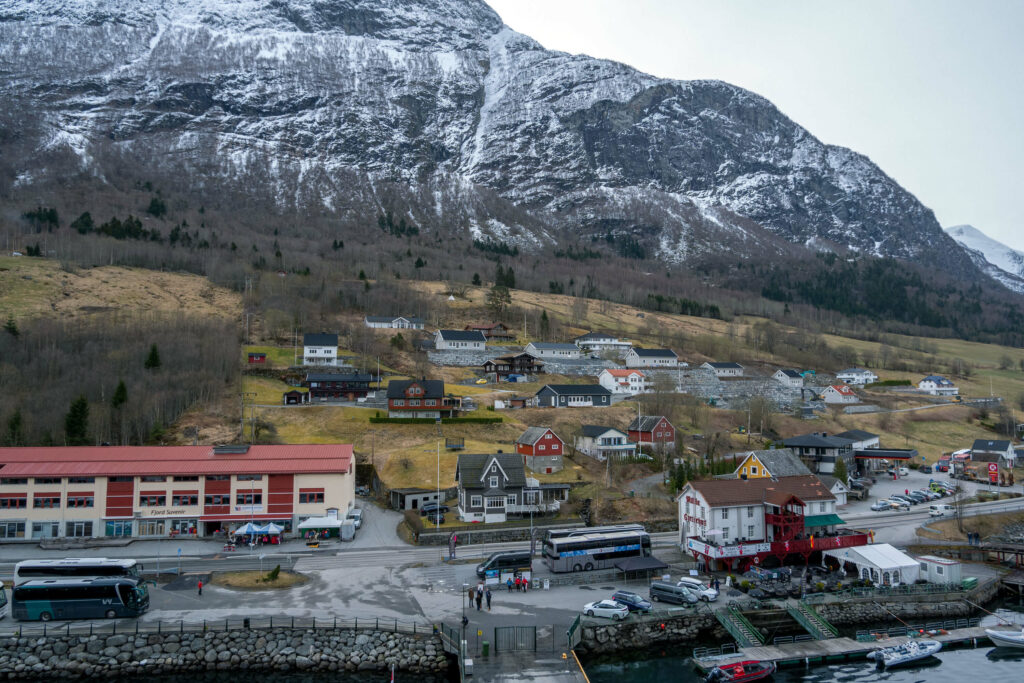 Views of Olden, Norway from P&O Cruises' Iona ship
