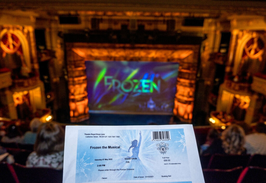 Frozen the Musical London ticket