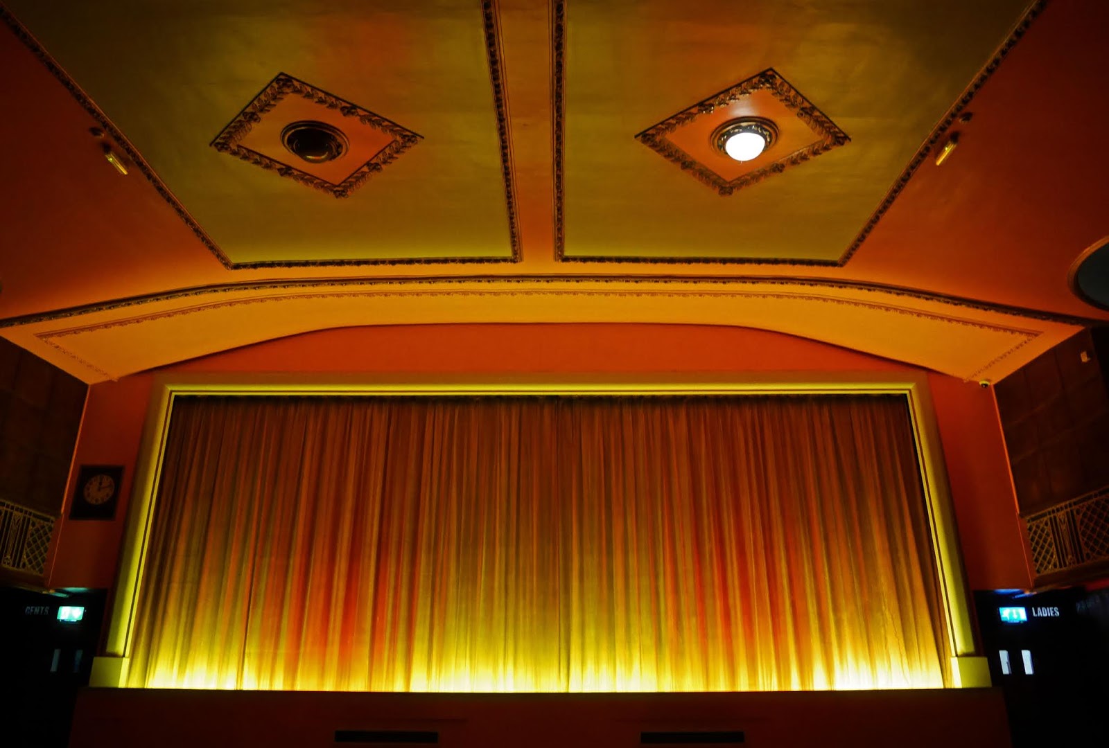 The Dome Cinema's massive screen, Worthing