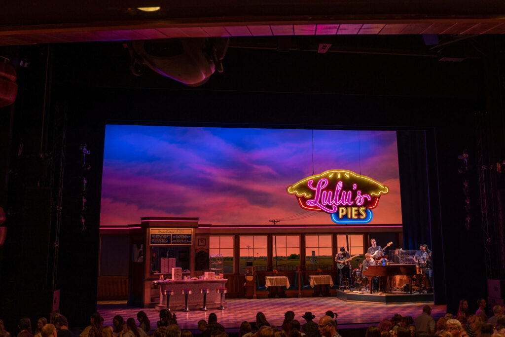 Waitress the Musical stage at The Marlowe Theatre, Canterbury