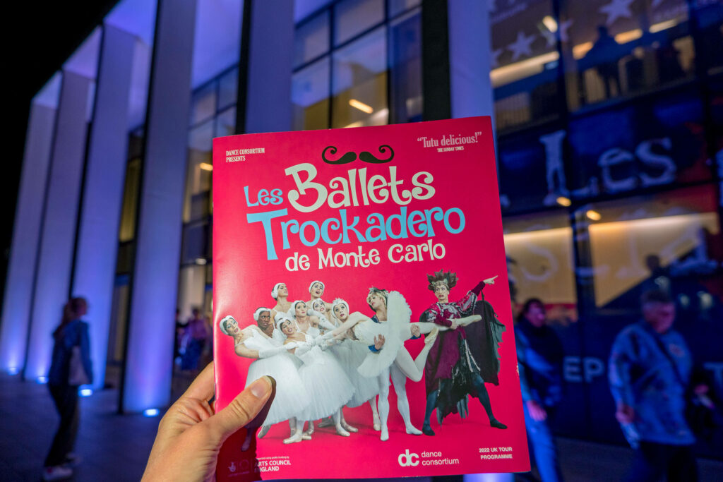 Programme for Les Ballets Trockadero de Monte Carlo at The Marlowe Theatre, Canterbury