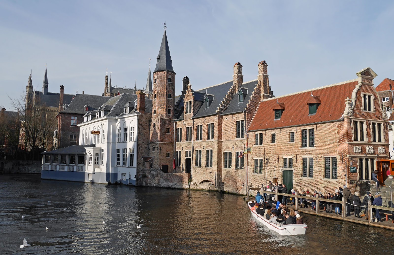 Canal boat tours, Bruges