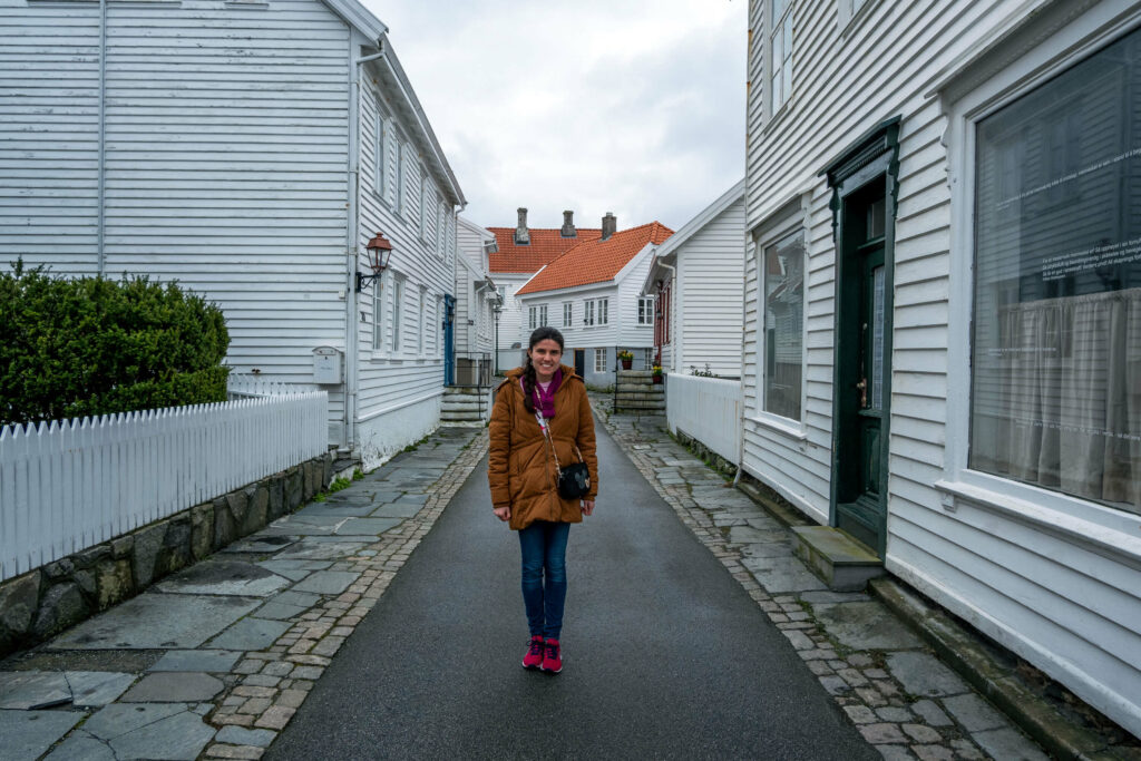 Kat Masterson visiting Skudeneshavn, Norway