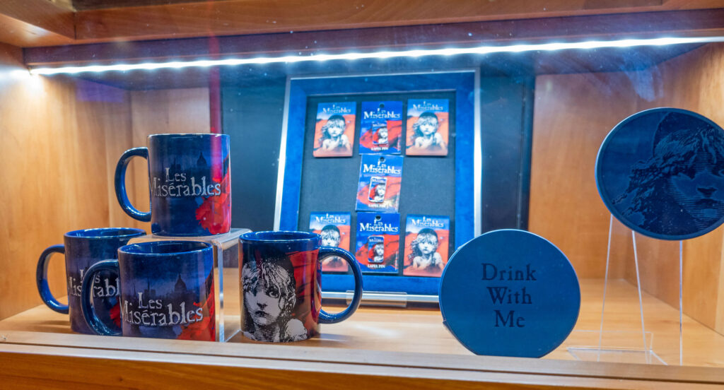 Les Misérables souvenir stall The Marlowe Theatre, Canterbury