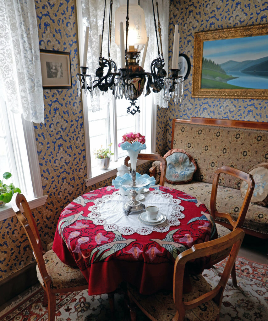 A merchant family home at the Skudeneshavn Museum, Norway