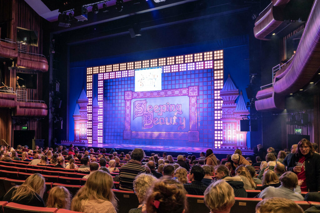 The stage for Sleeping Beauty: The Marlowe Theatre's 2022 pantomime