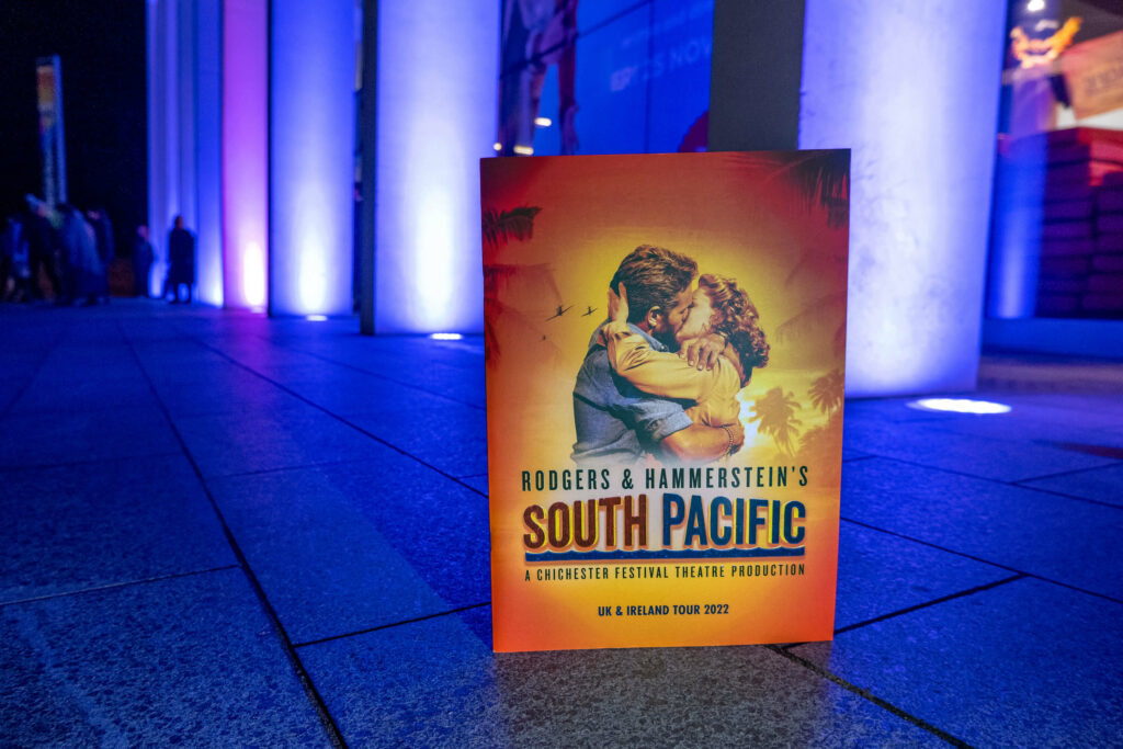 South Pacific programme outside The Marlowe Theatre, Canterbury