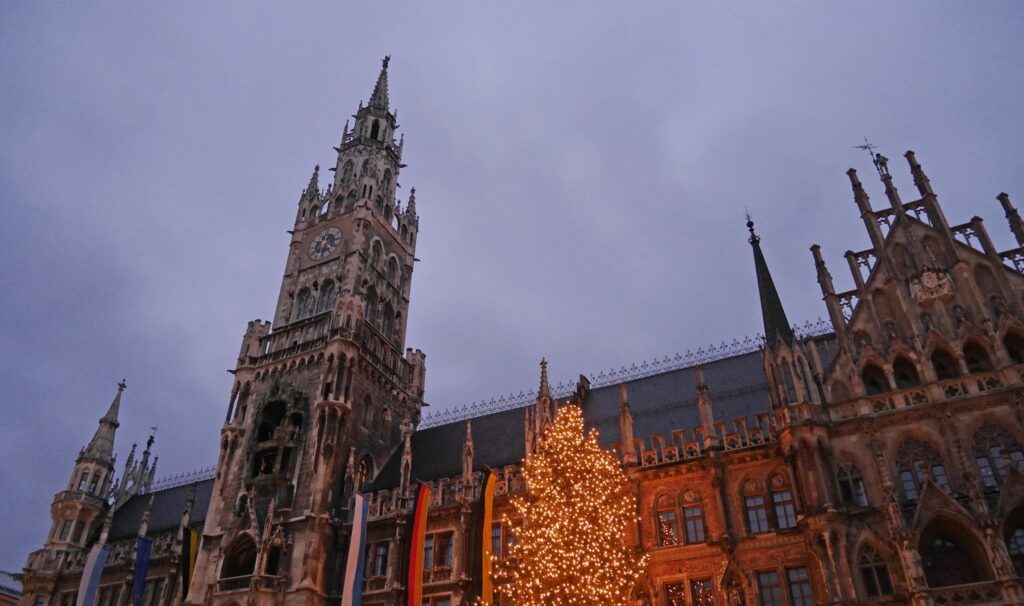 Marienplatz at night, Munich Christmas Markets