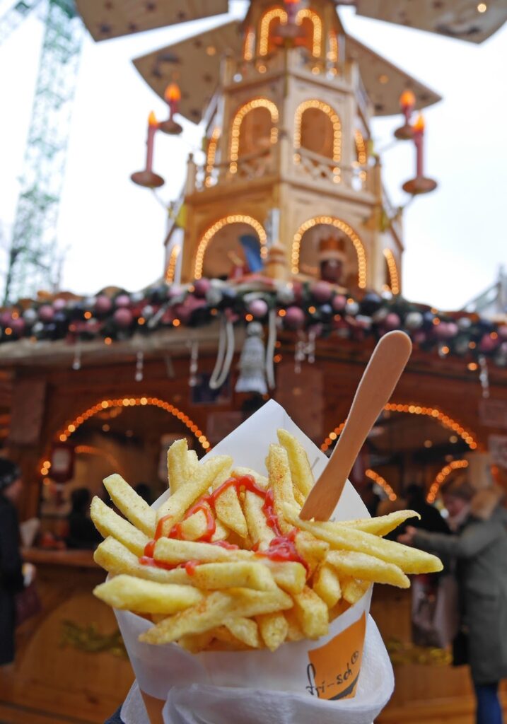 Chips at the Munich Christmas Markets