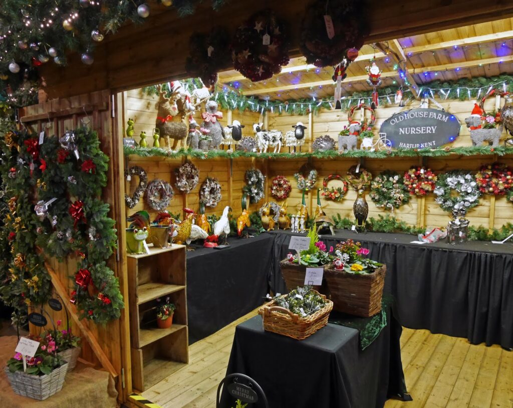 Old House Farm Nursery stall at the Canterbury Christmas Market