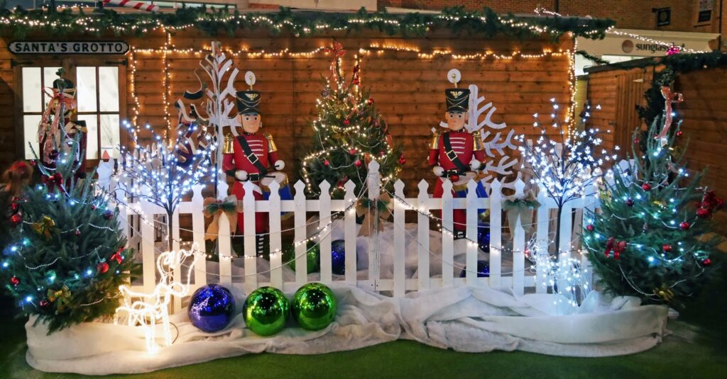 Santa's Grotto at the 2016 Canterbury Christmas Market