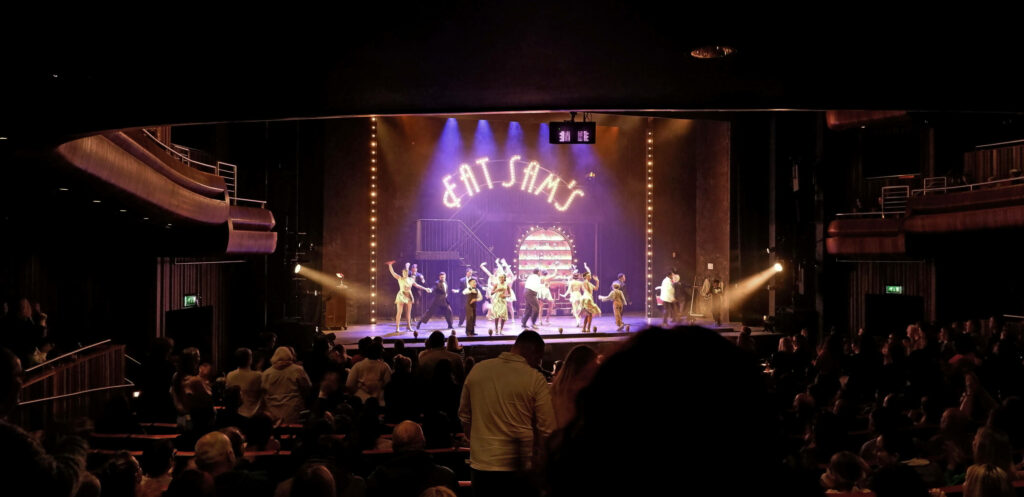 Bugsy Malone finale at The Marlowe Theatre, Canterbury