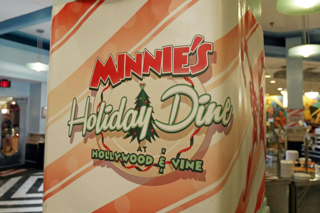 Minnie's Holiday Dine at Hollywood & Vine, Disney's Hollywood Studios