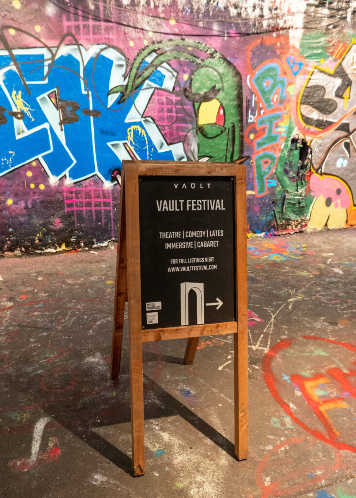 VAULT Festival poster, London