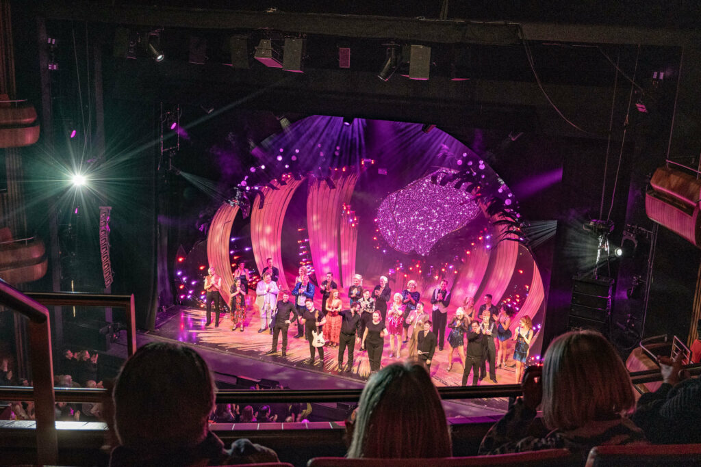 Strictly Ballroom the Musical curtain call at The Marlowe Theatre, Canterbury