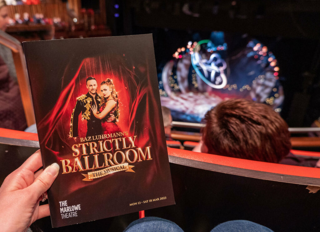 Strictly Ballroom the Musical programme at The Marlowe Theatre, Canterbury