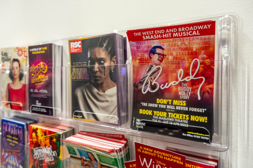 Leaflets for Buddy: The Buddy Holly Story at The Marlowe Theatre, Canterbury