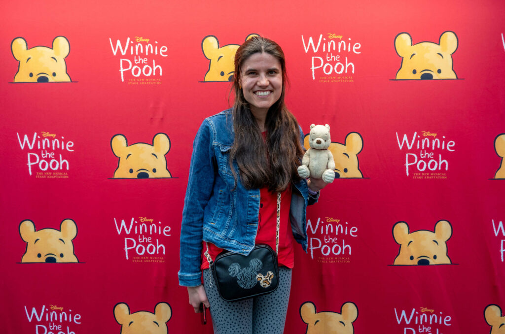 Kat Masterson visiting Riverside Studios for Winnie the Pooh: the new musical stage adaptation