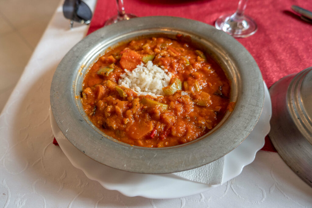 Vegetable tagine in Mostar, Bosnia and Herzegovina