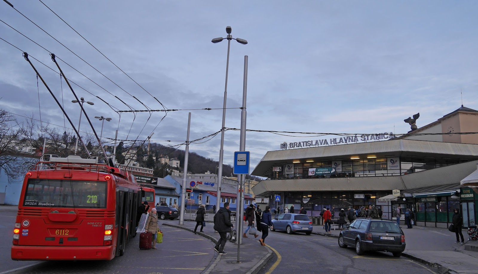 Bratislava central train station, Slovakia