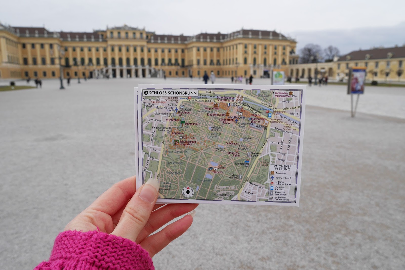 Exploring Vienna, Austria by map