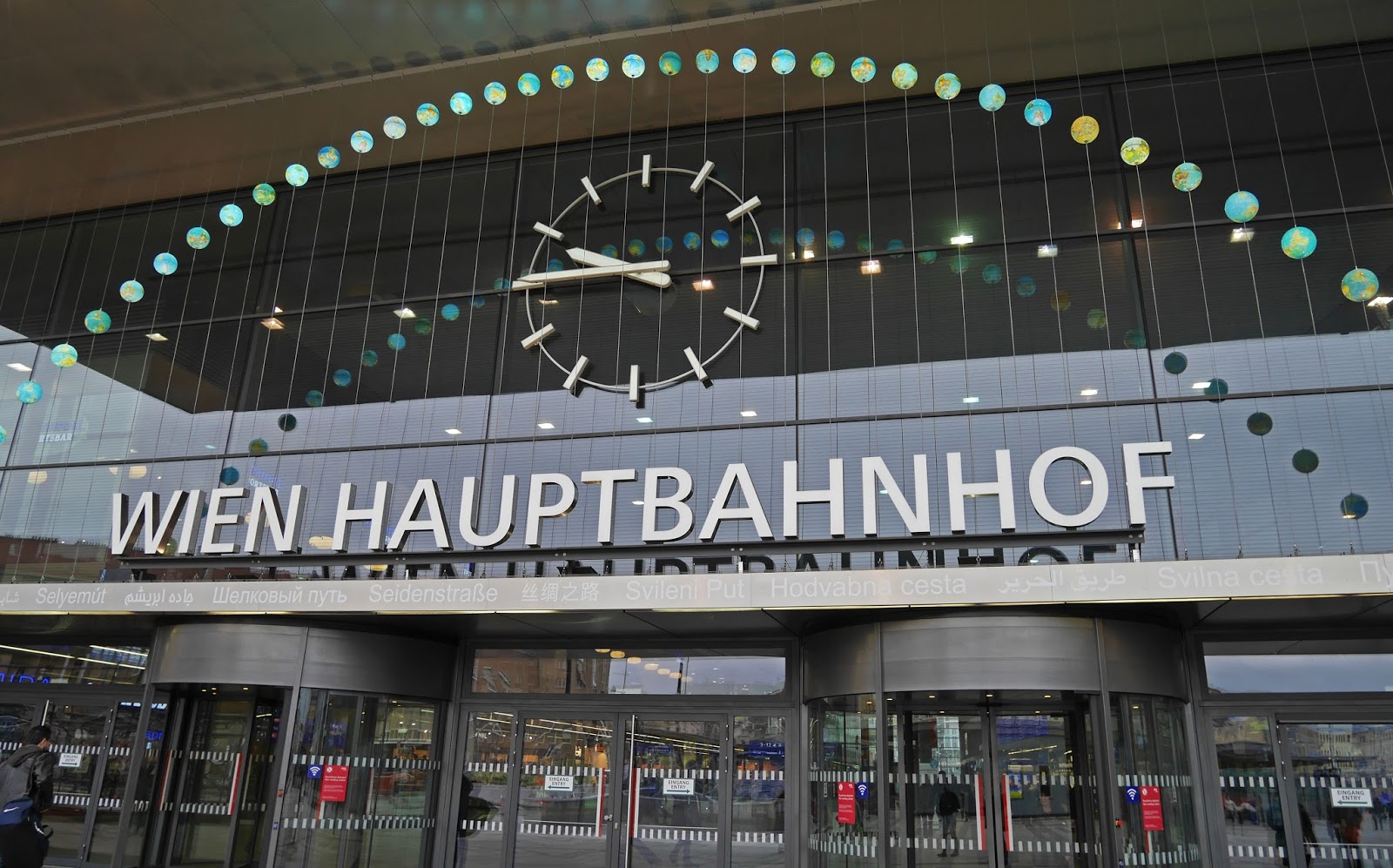 Vienna central train station, Austria