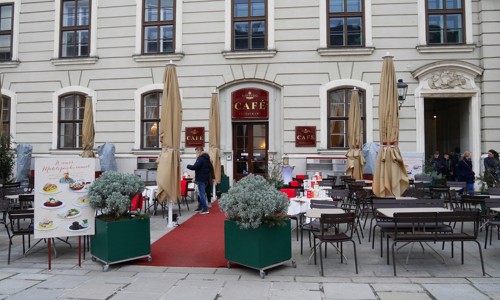 A café in Vienna city centre