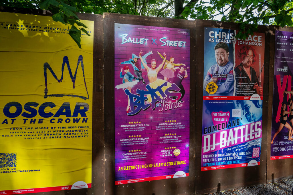 Beats on Point poster in Assembly George Square, Edinburgh Fringe