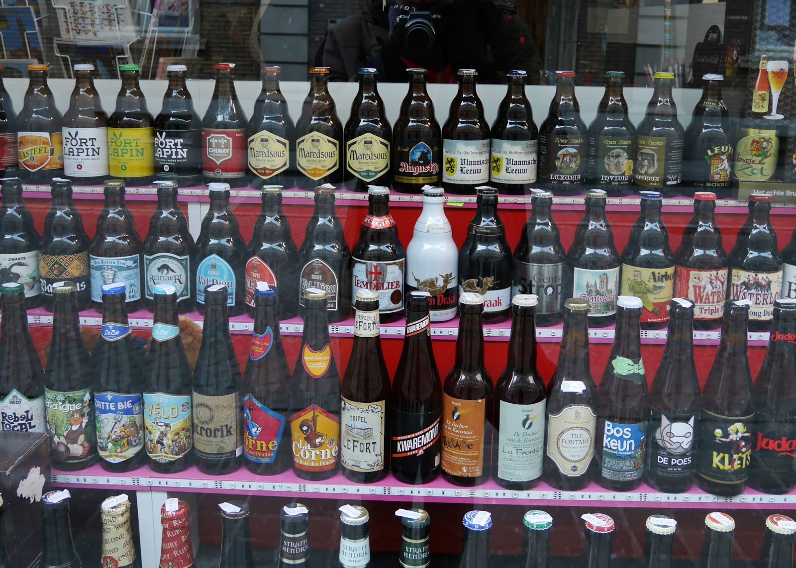 Belgian beer in Bruges