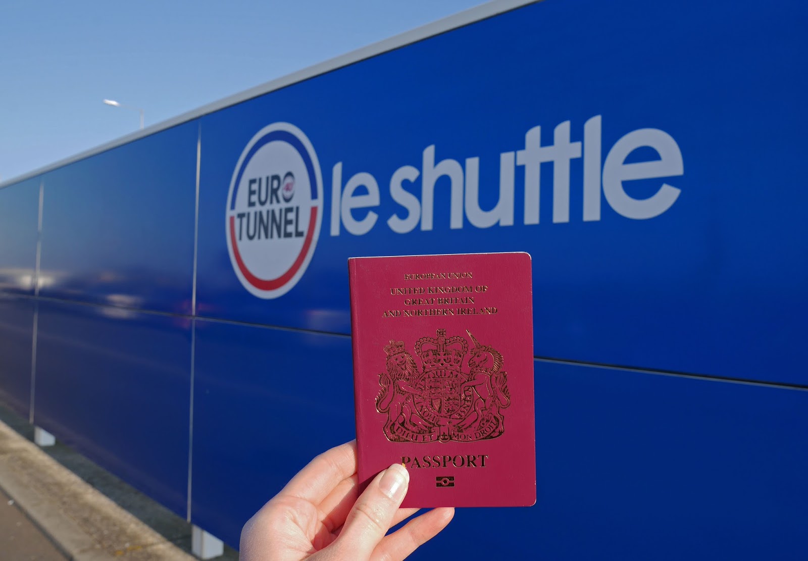 Waiting for the Eurotunnel Le Shuttle crossing at Folkestone