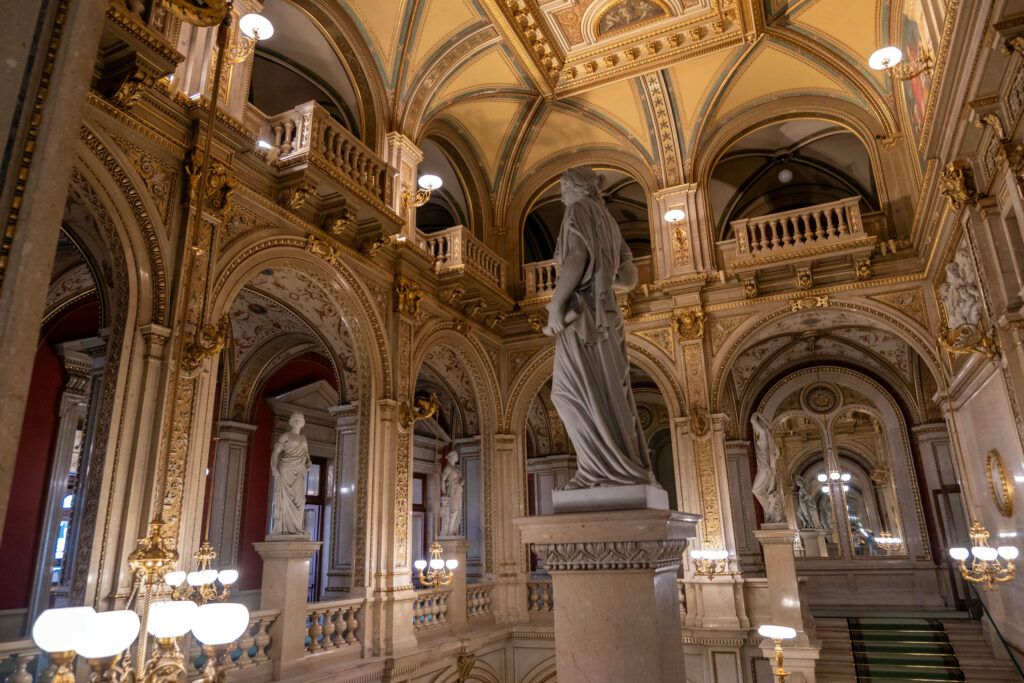 Hallways inside the Vienna State Opera