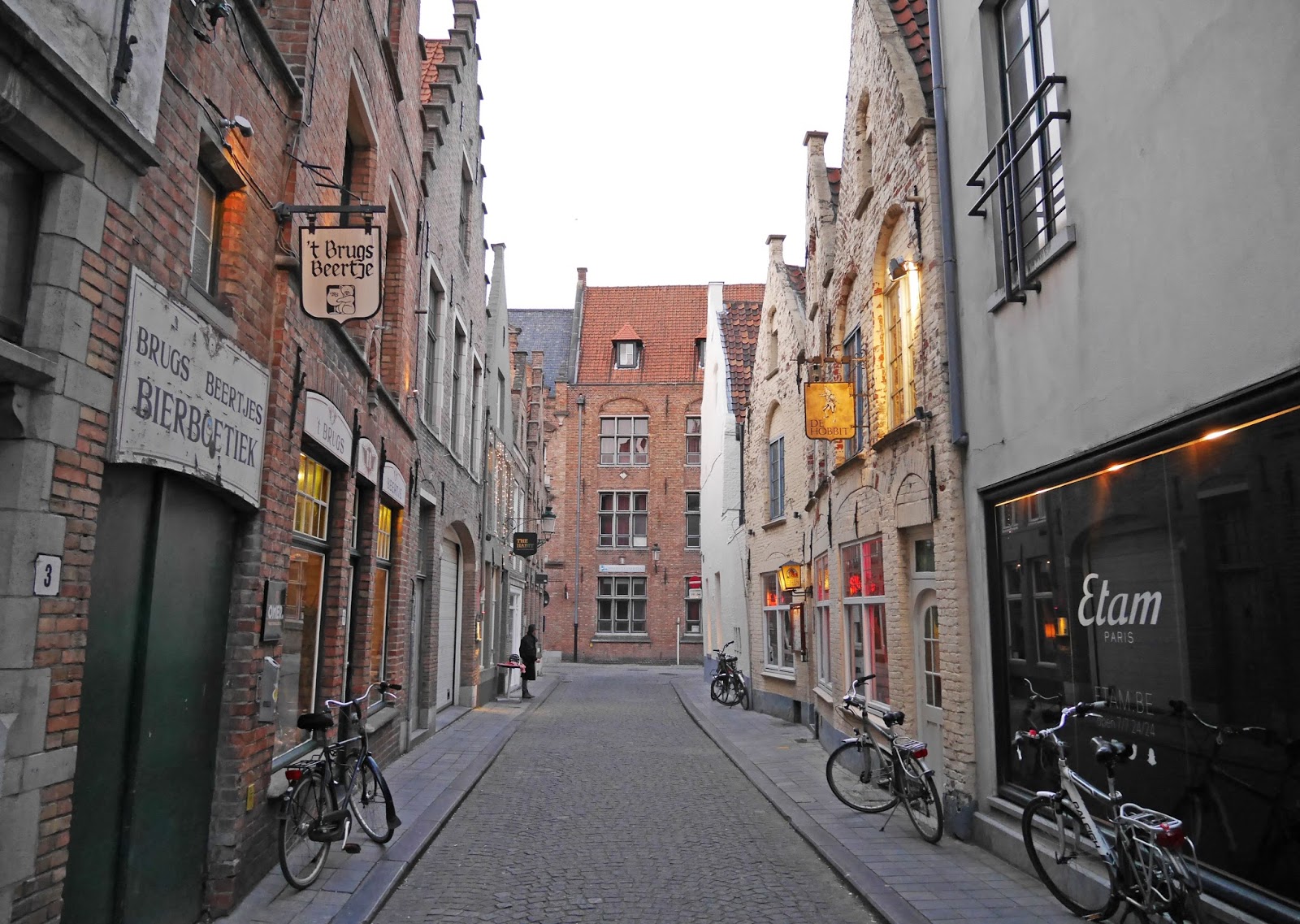 Bruges city centre streets