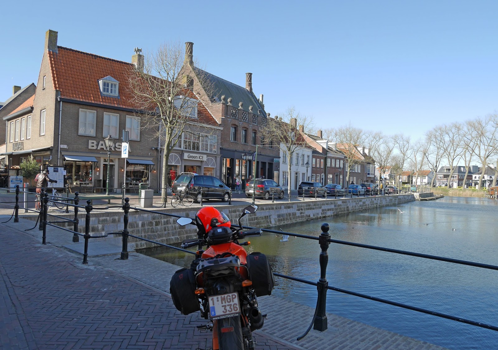The canal in Sluis, The Netherlands