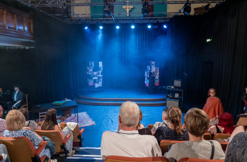 Staging for RENT (Bare Productions) at Paradise Green, Edinburgh Fringe