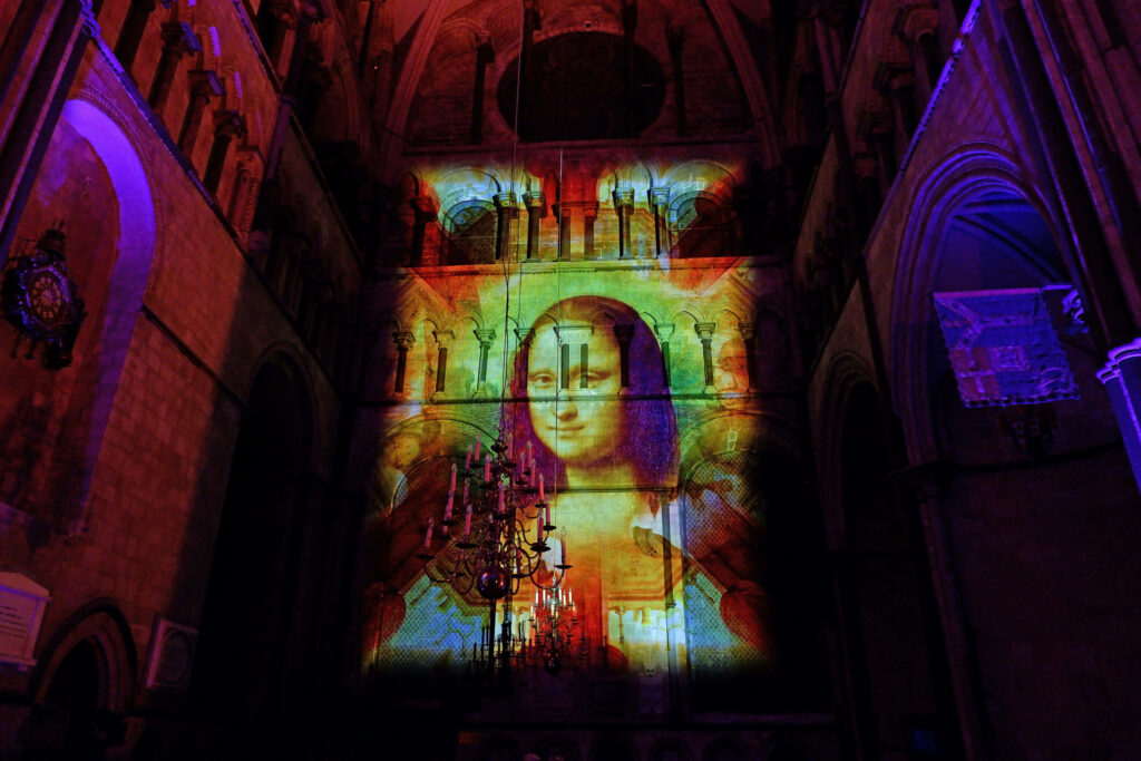 Luxmuralis' Renaissance show at Canterbury Cathedral