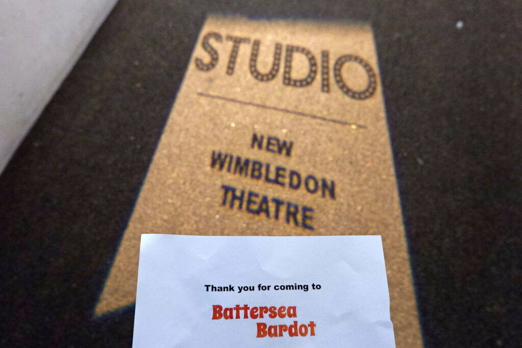 Battersea Bardot at the New Wimbledon Studio in London