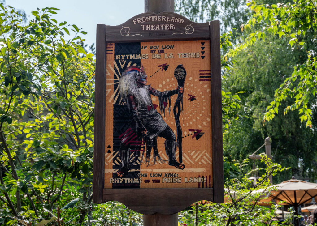 The Lion King: Rhythms of the Pride Lands poster, Disneyland Paris