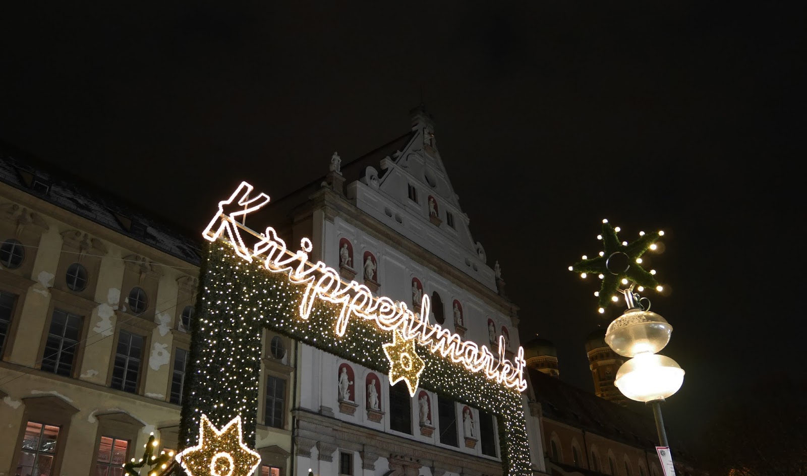 Munich Christmas Markets at night