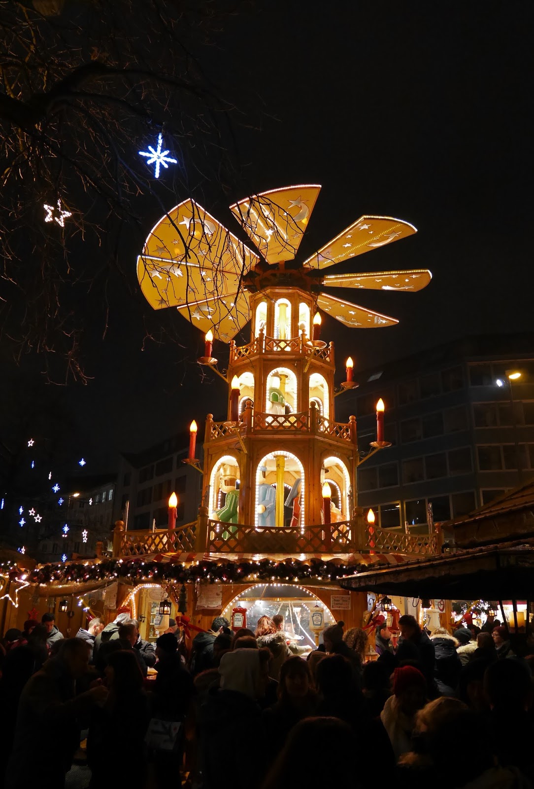 Munich Christmas Markets at night