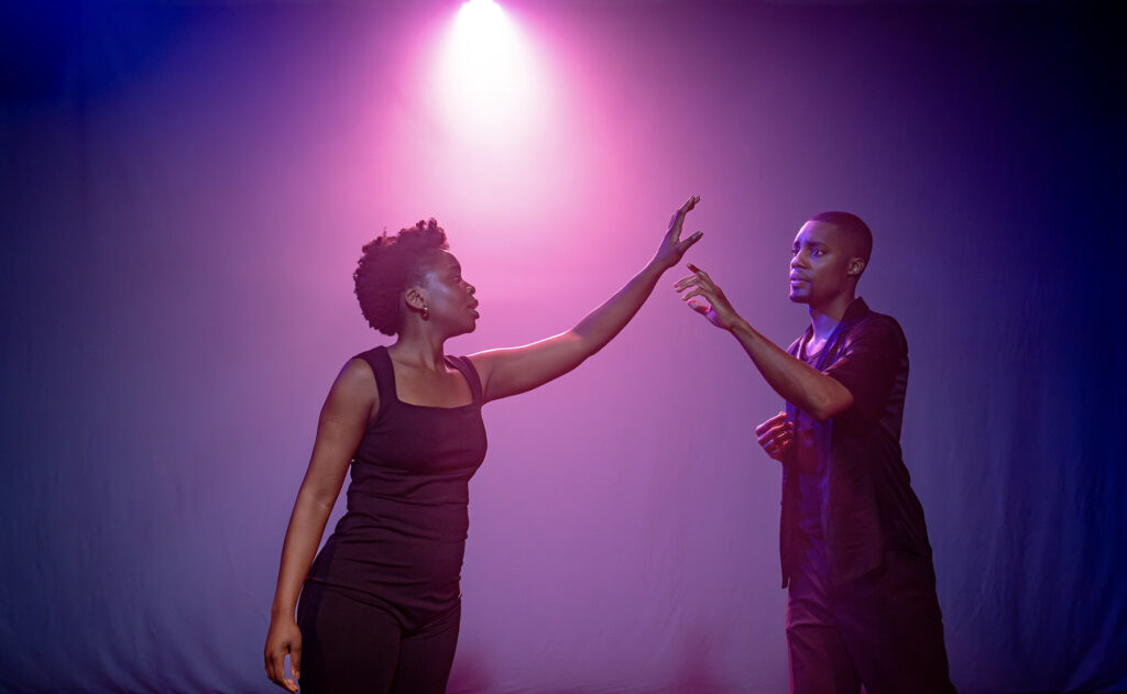 Sharon Rose and Reece Richards in Love Steps at the Omnibus Theatre, Clapham