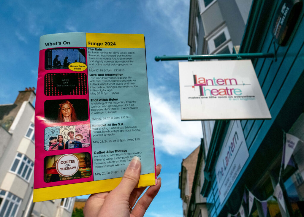Coffee After Therapy featured in The Lantern Theatre's Brighton Fringe guide