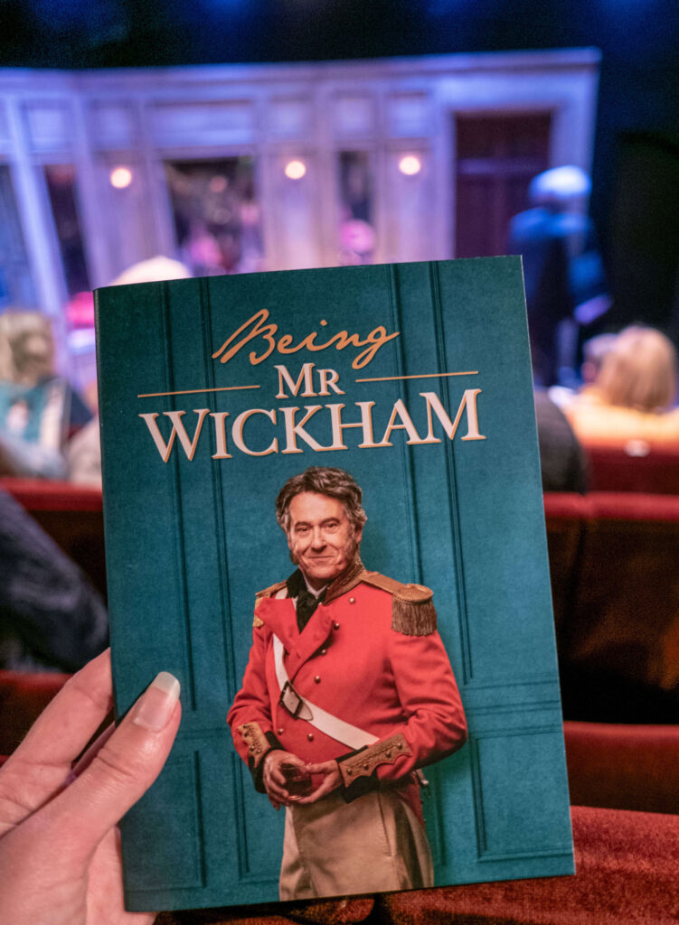 Being Mr Wickham programme at Jermyn Street Theatre, London