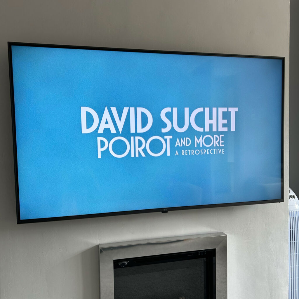 Watching 'David Suchet - Poirot and More: A Retrospective' from home