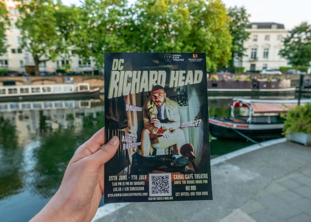 DC Richard Head poster in Little Venice, London