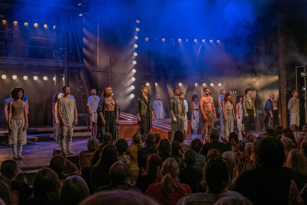 Jesus Christ Superstar curtain call at The Marlowe Theatre, Canterbury