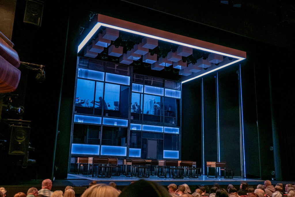 The set for Everybody's Talking About Jamie at The Marlowe Theatre, Canterbury