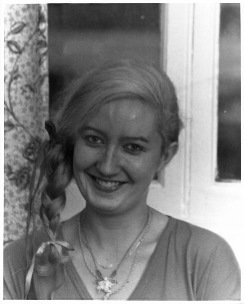 Julia Bolden performing her first solo EdFringe show in 1982