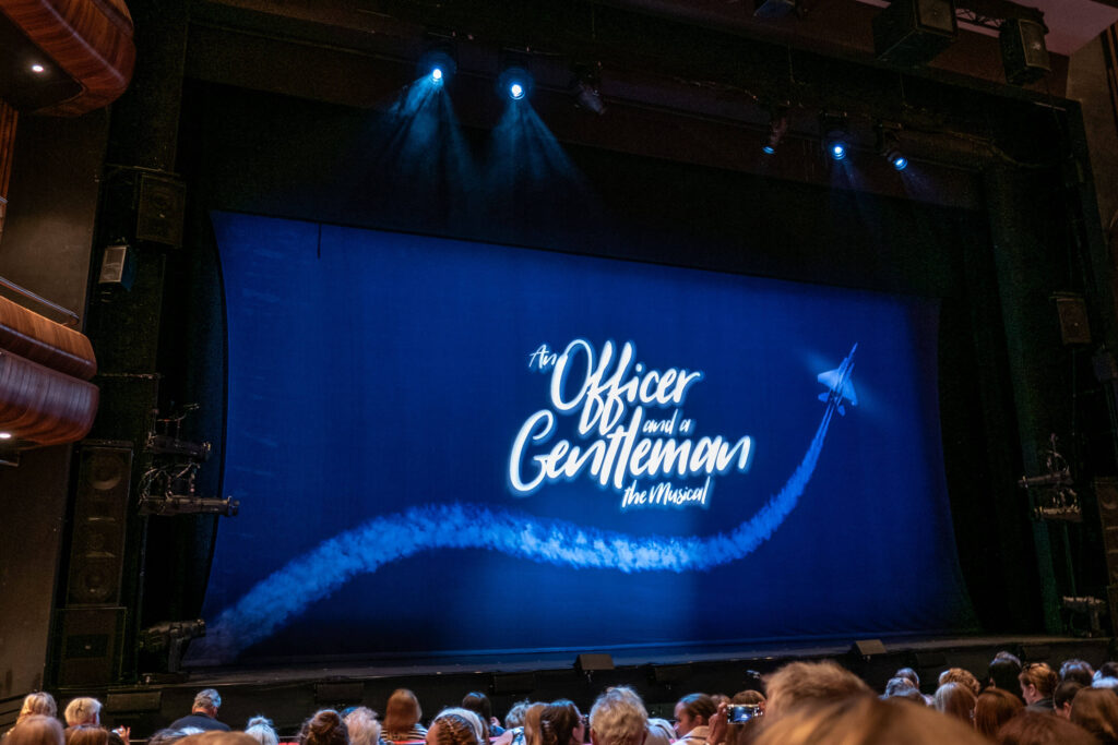 An Officer and a Gentleman The Musical curtain at The Marlowe Theatre, Canterbury